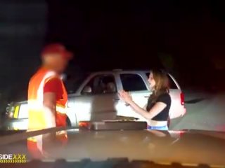 Roadside - Outdoor POV roadside adult film with a mechanic